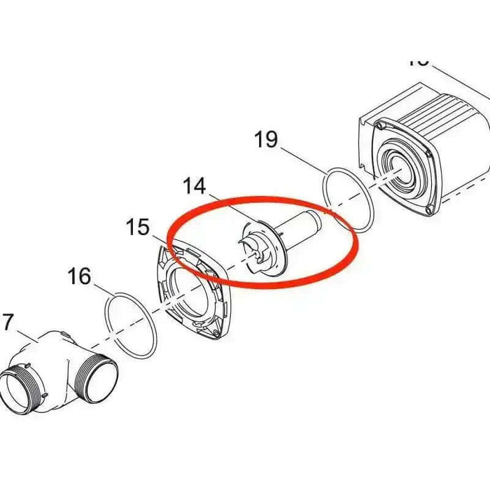 Oase Ersatzrotor AquaMax Eco 8000 Passend Für Bachlaufpumpe Teichraum Ersatzteil