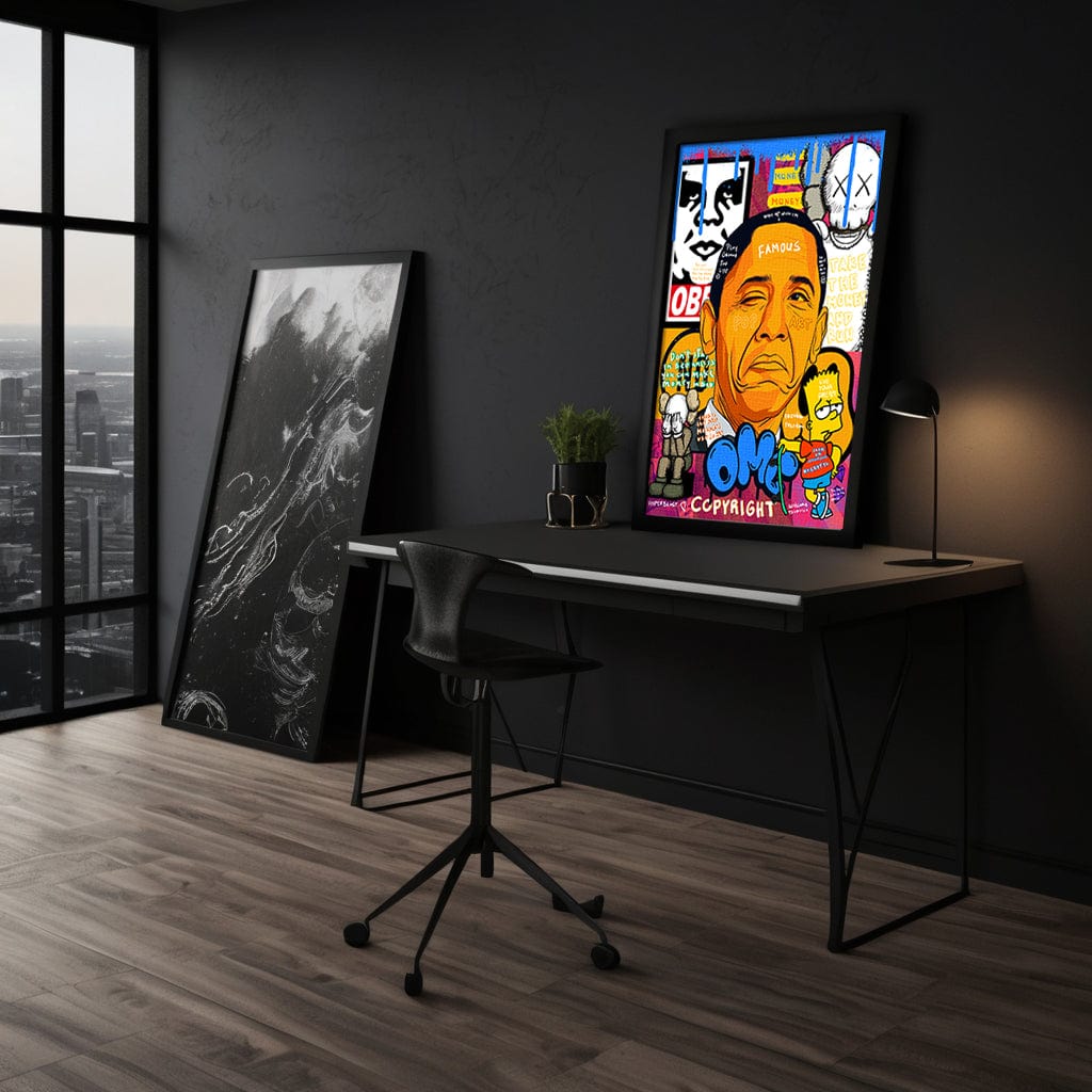 Obama - Leinwandbild Pop Art by SimpleCanvas