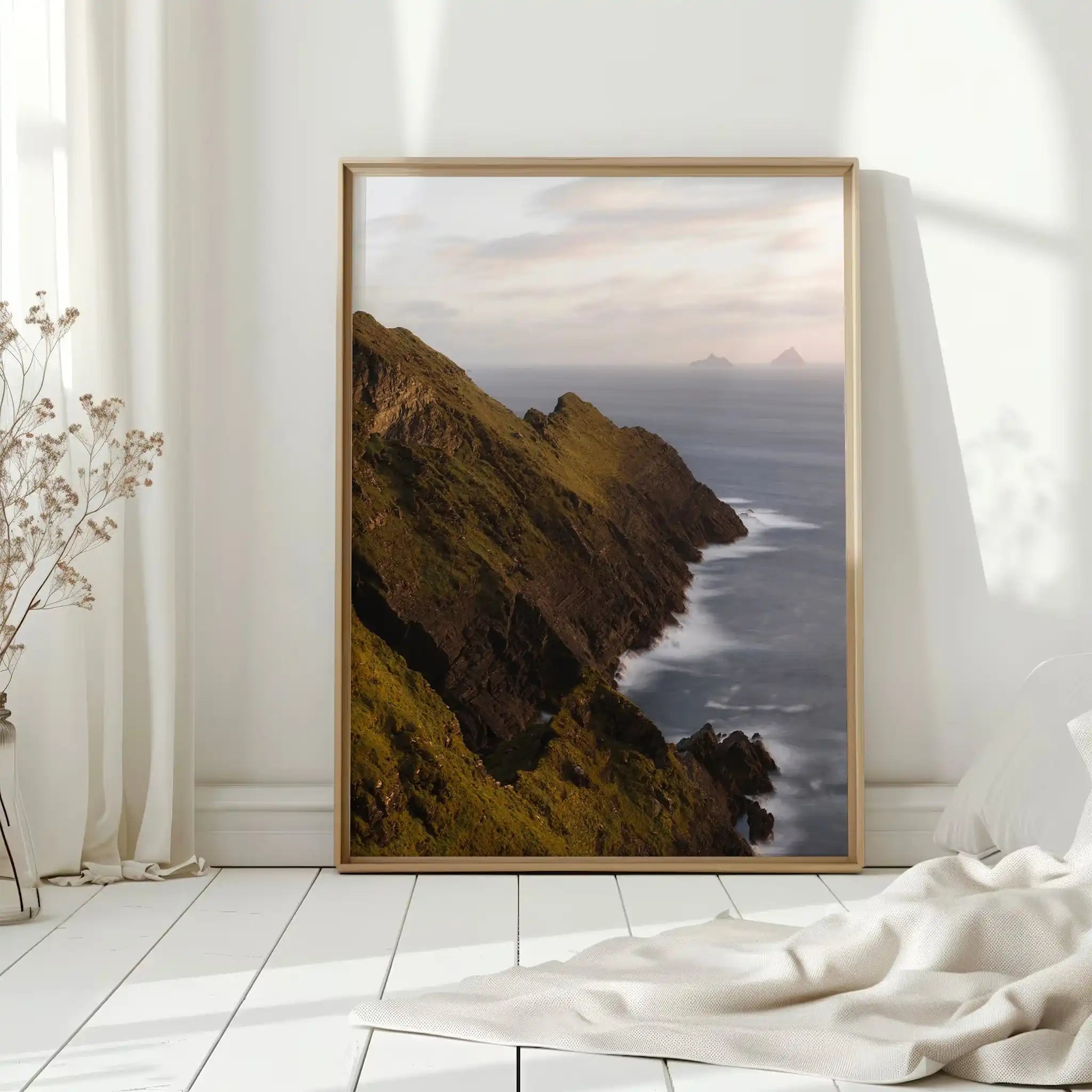 Kerry Cliffs Wall Art – Wild Atlantic Way Ireland Coastal Print by Chamonix Prints