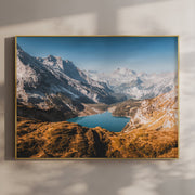 Oeschinensee Lake Wall Art Print – Swiss Alps Landscape Photography