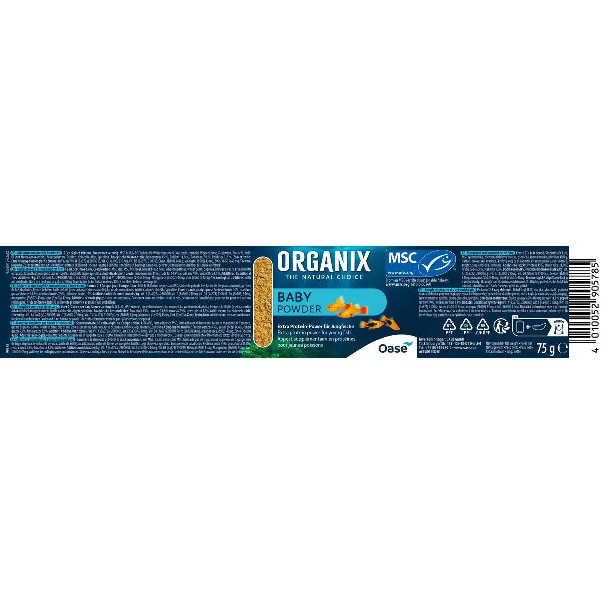 ORGANIX Baby Powder 175 ml MSC - Japankoi.net