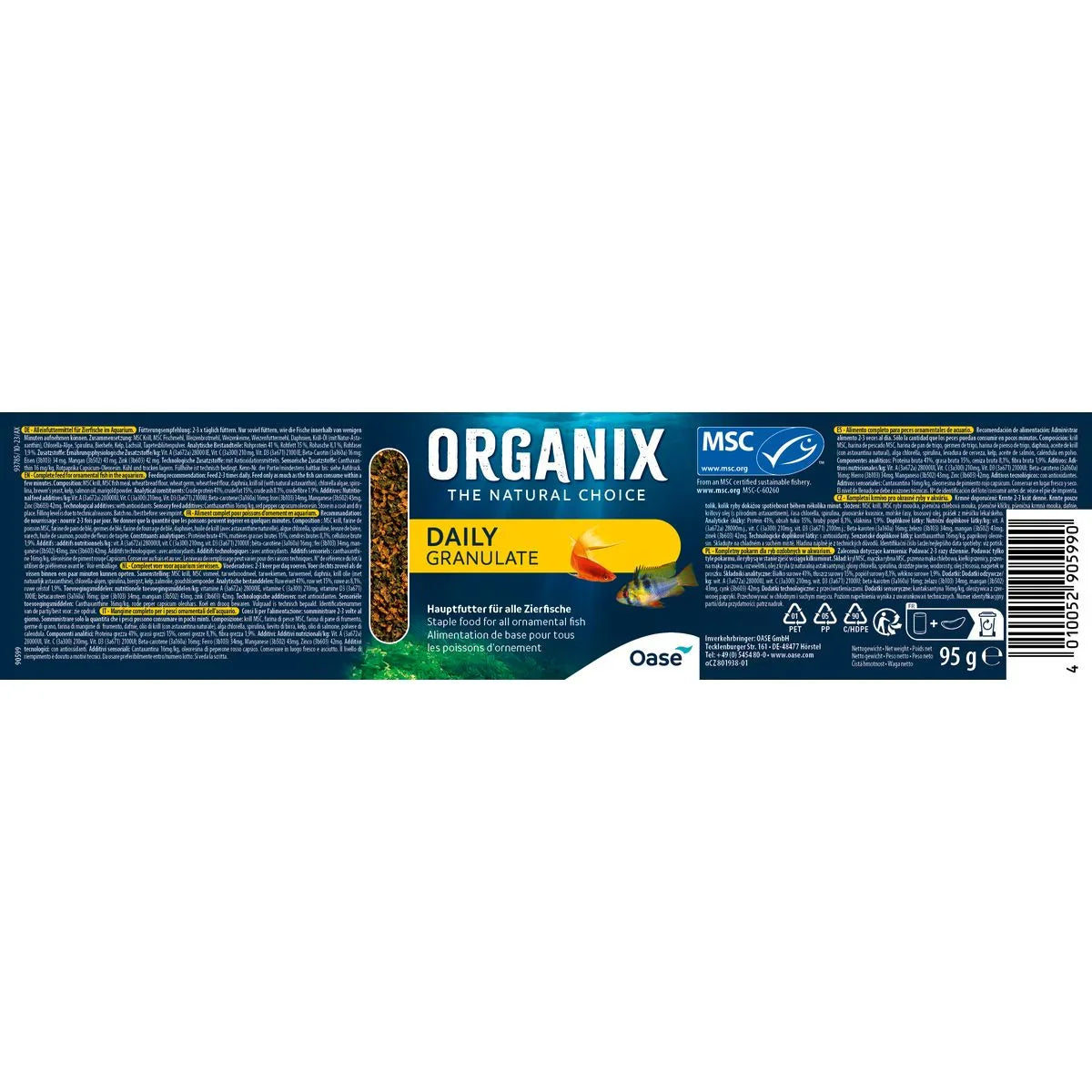 ORGANIX Daily Granulate 250 ml MSC - Japankoi.net