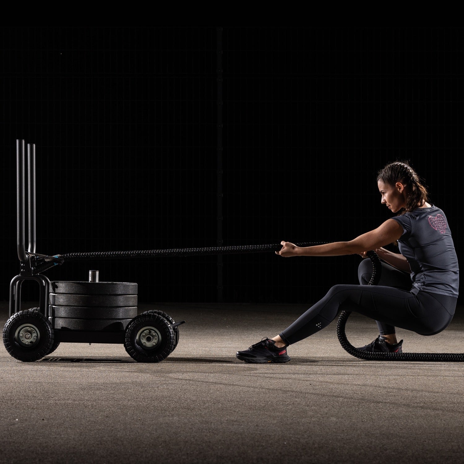 Pain Train - Patented Resistance Sled on wheels