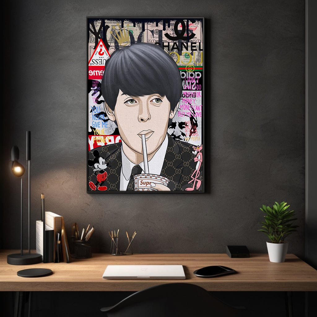 Paul McCartney - Leinwandbild Pop Art