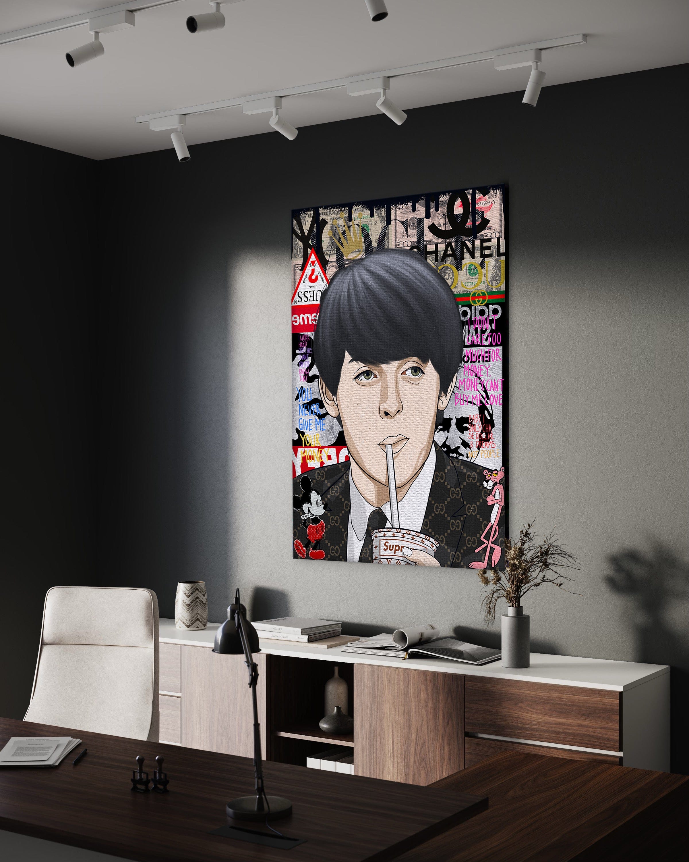 Paul McCartney - Leinwandbild Pop Art