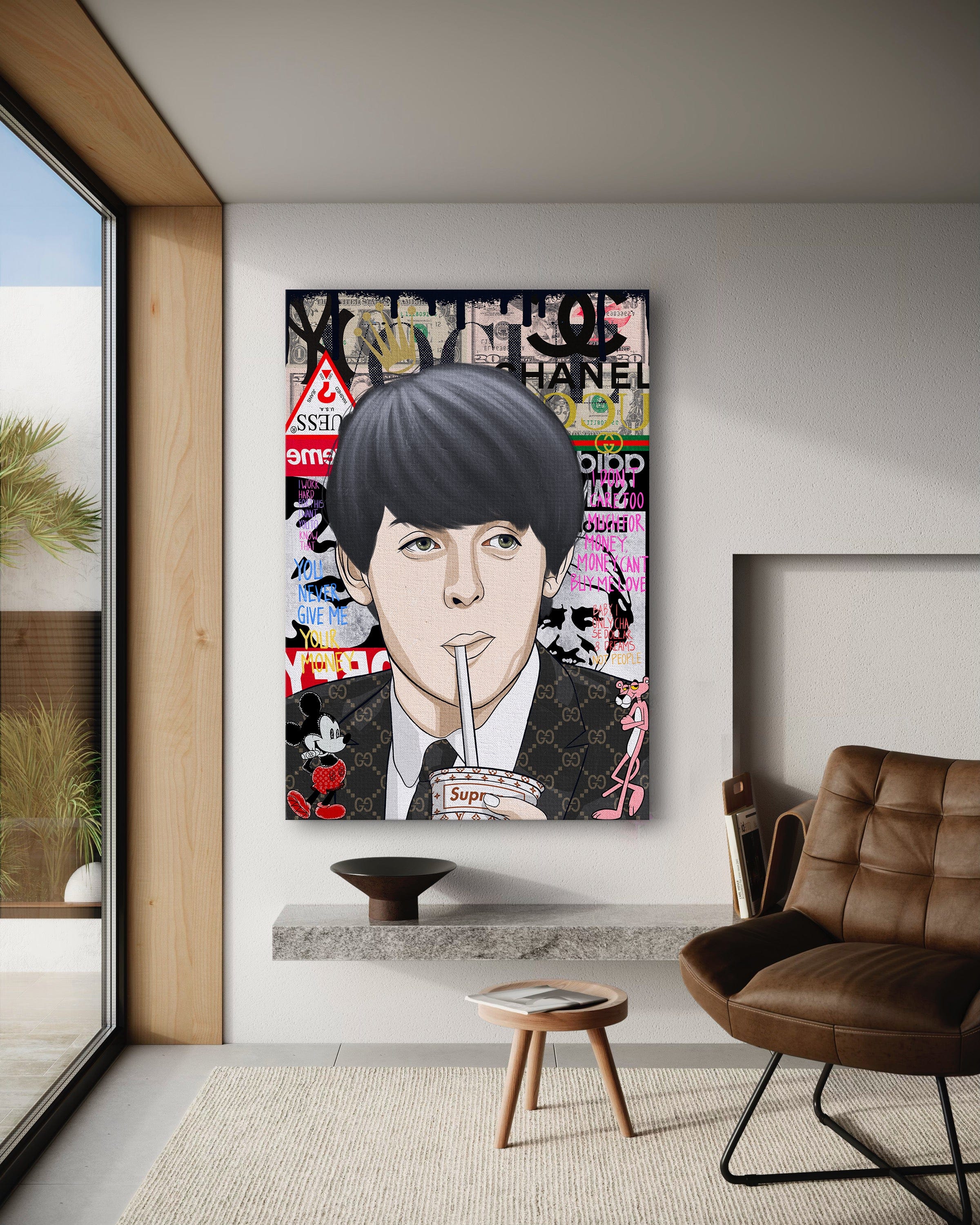Paul McCartney - Leinwandbild Pop Art