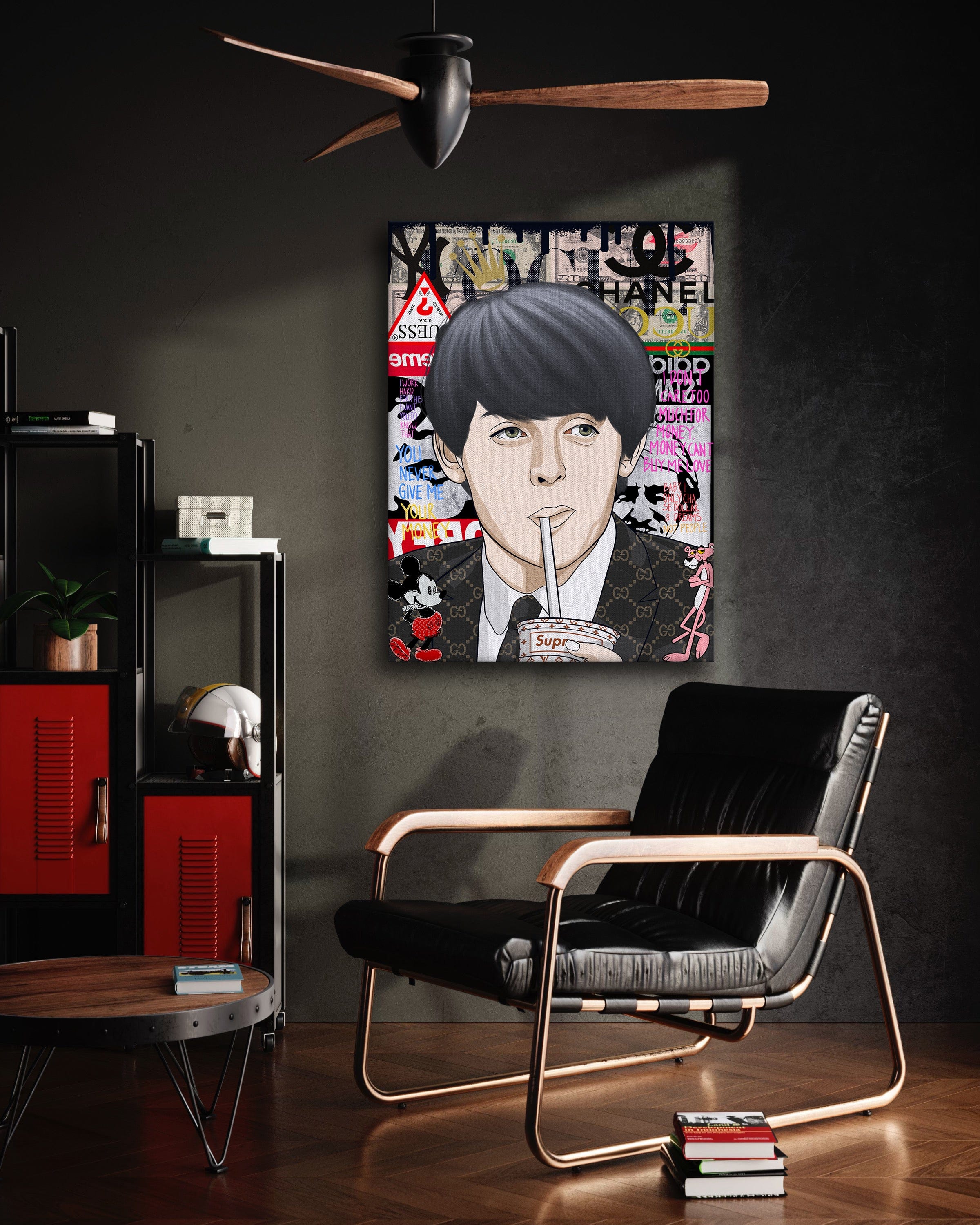 Paul McCartney - Leinwandbild Pop Art