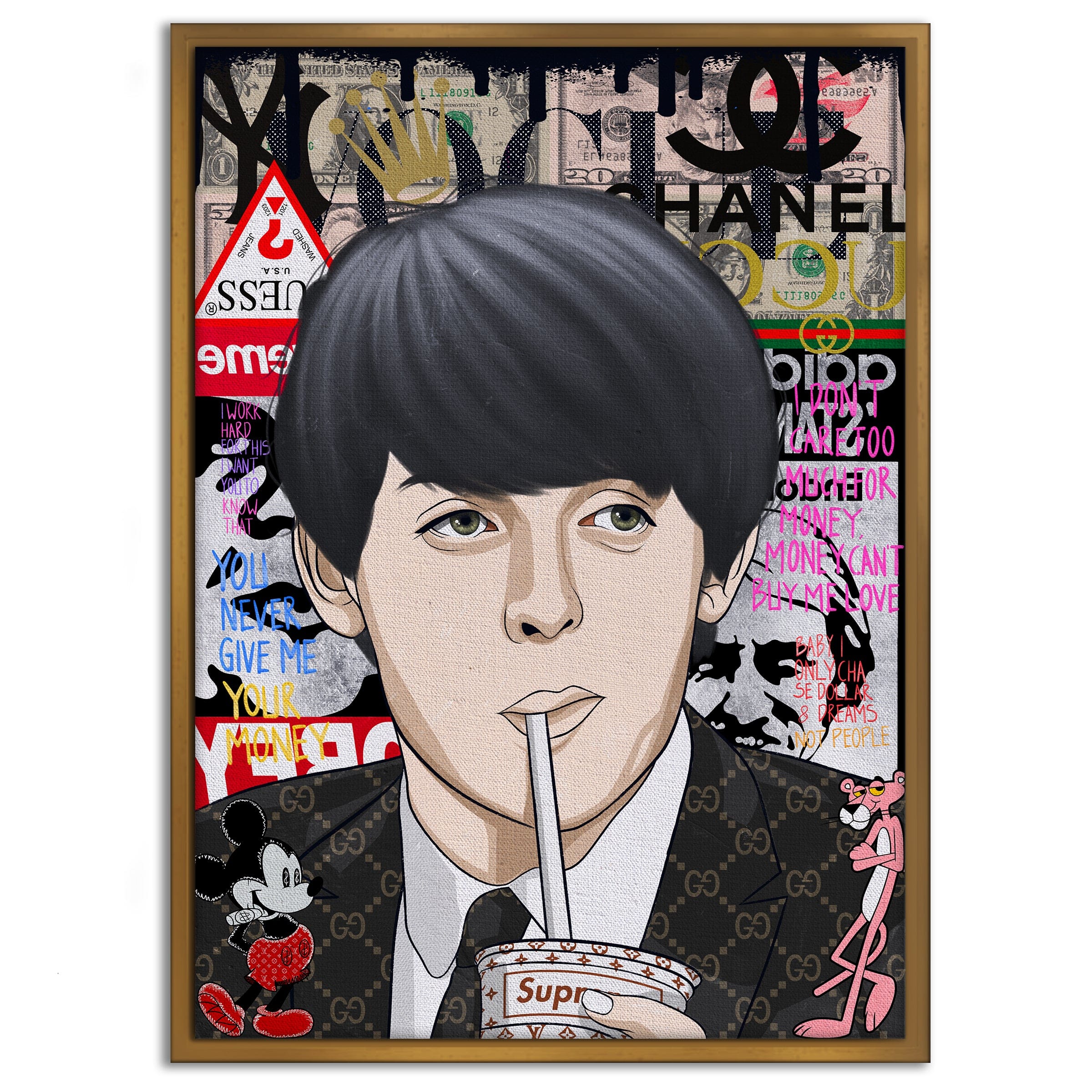 Paul McCartney - Leinwandbild Pop Art