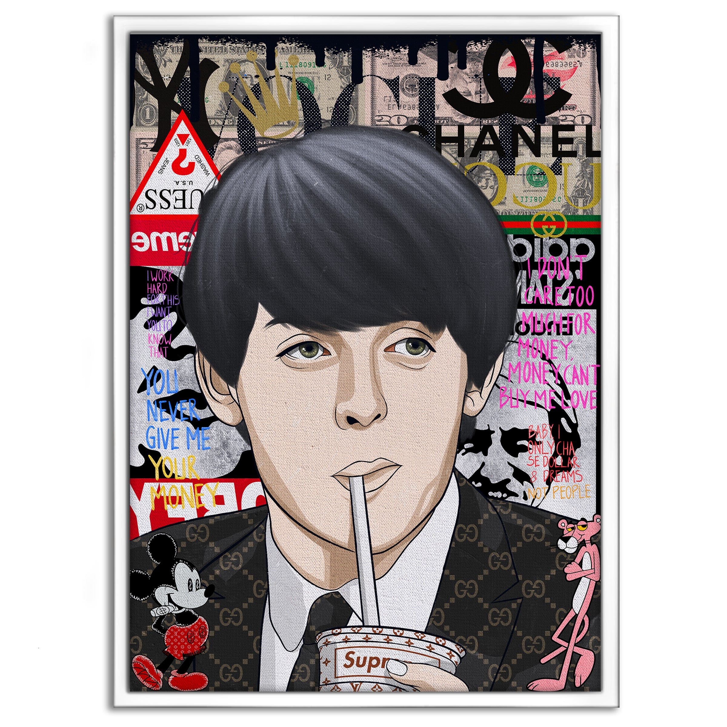 Paul McCartney - Leinwandbild Pop Art