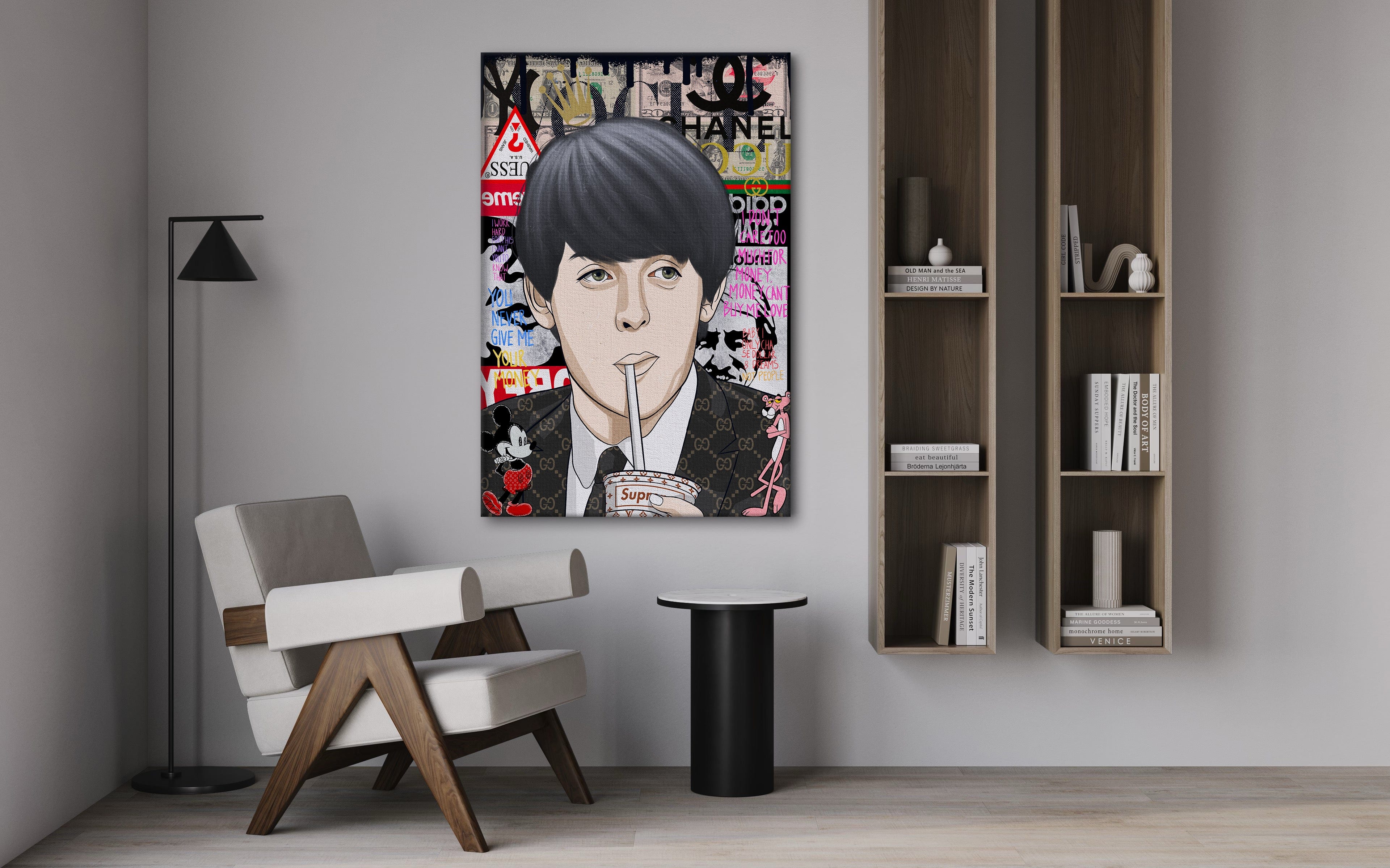 Paul McCartney - Leinwandbild Pop Art