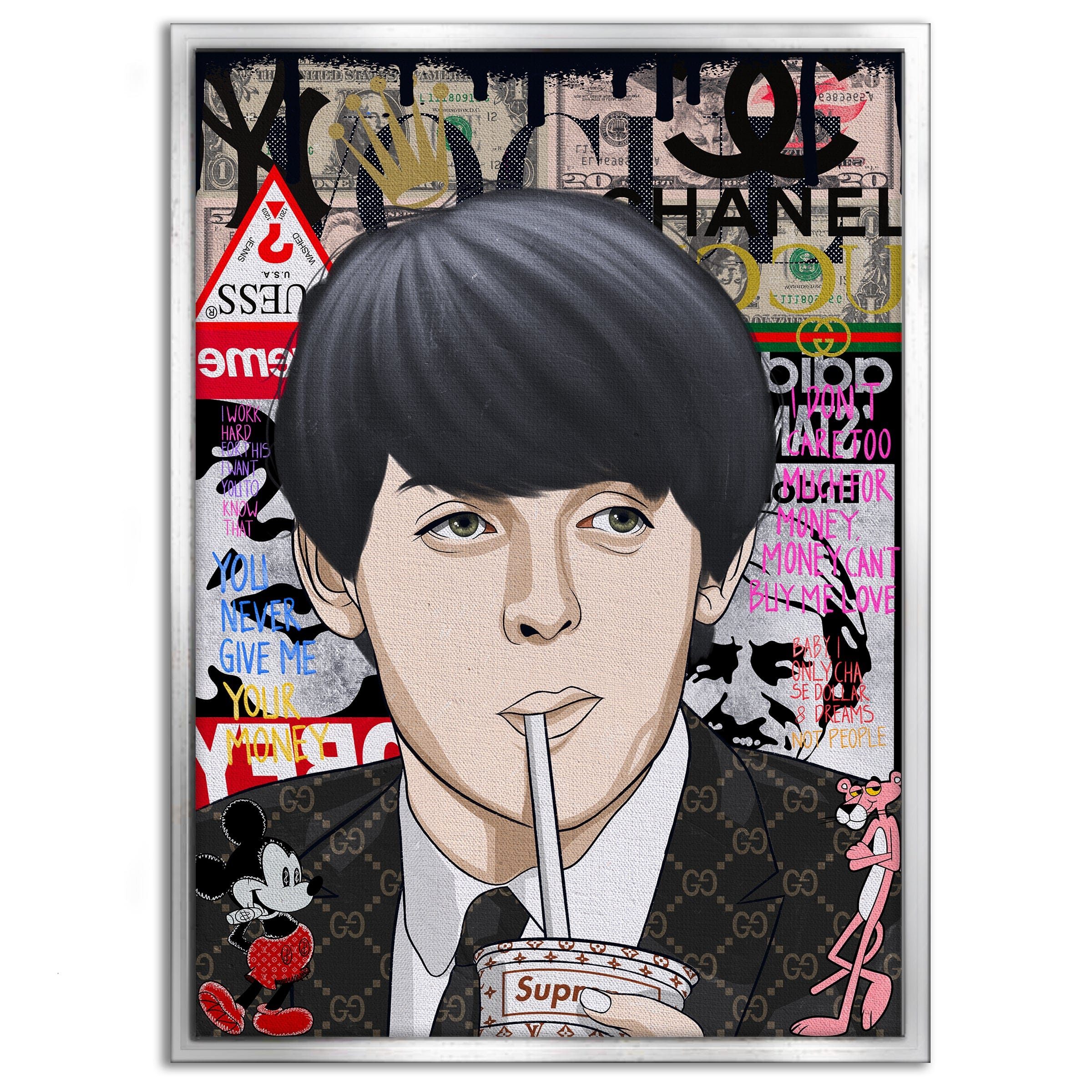Paul McCartney - Leinwandbild Pop Art