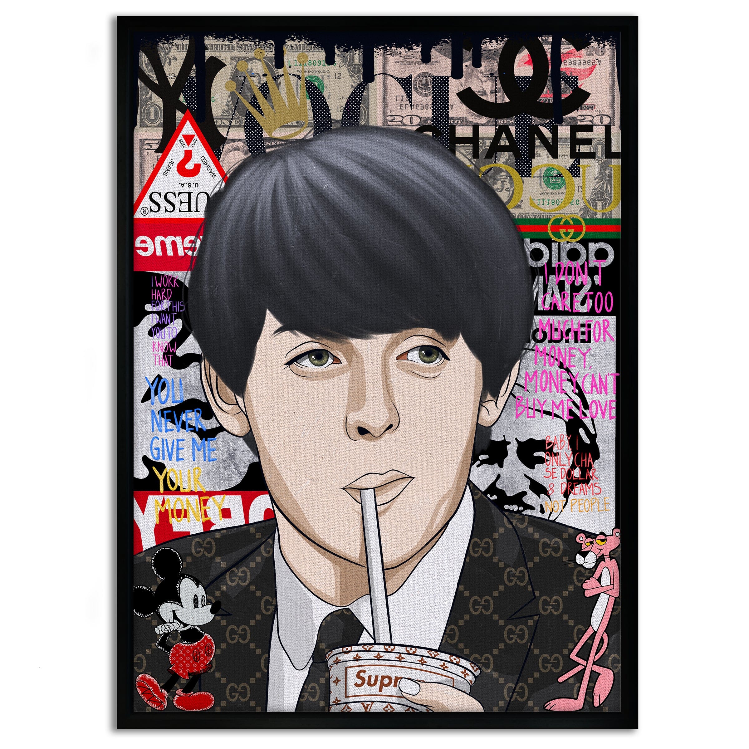 Paul McCartney - Leinwandbild Pop Art