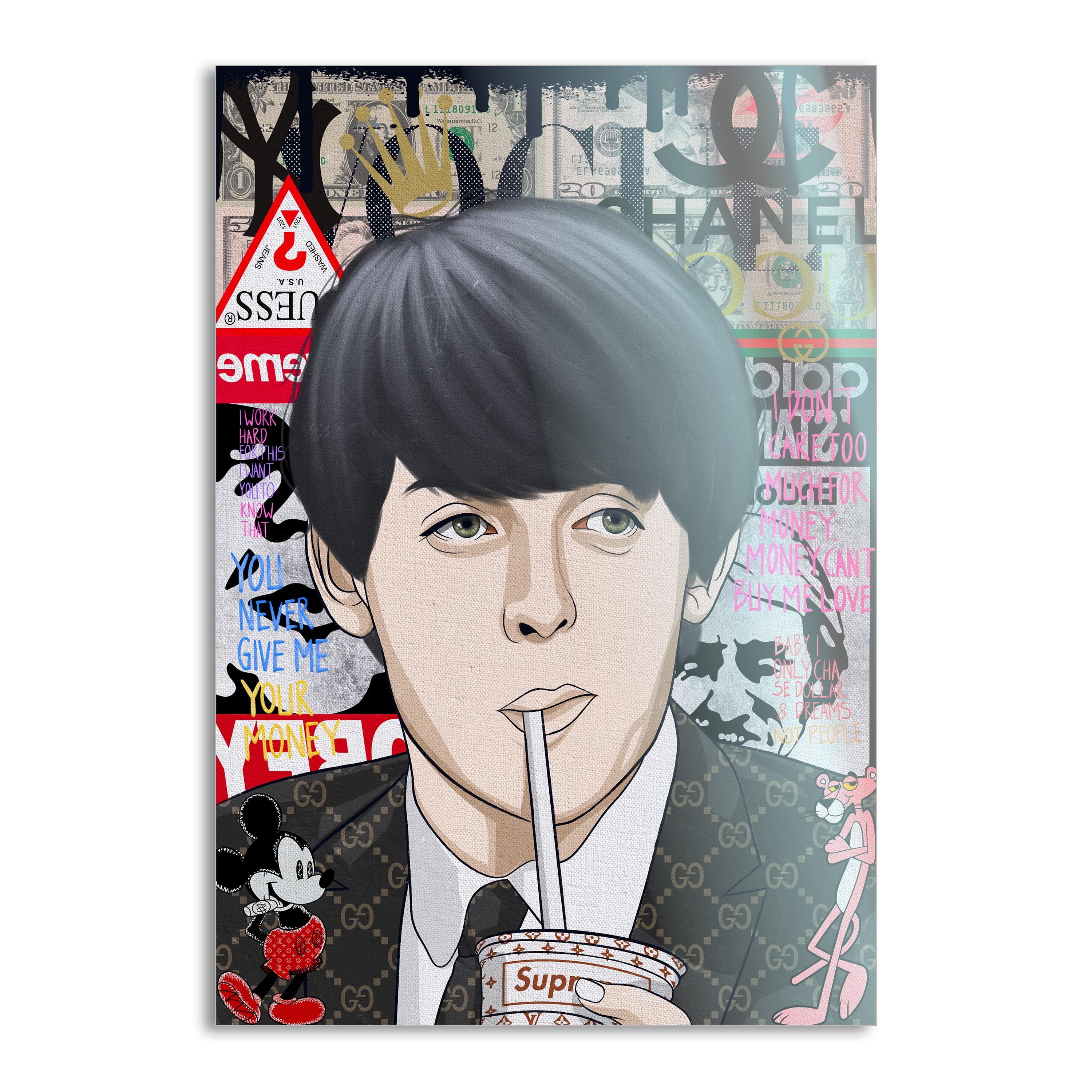 Paul McCartney - Leinwandbild Pop Art
