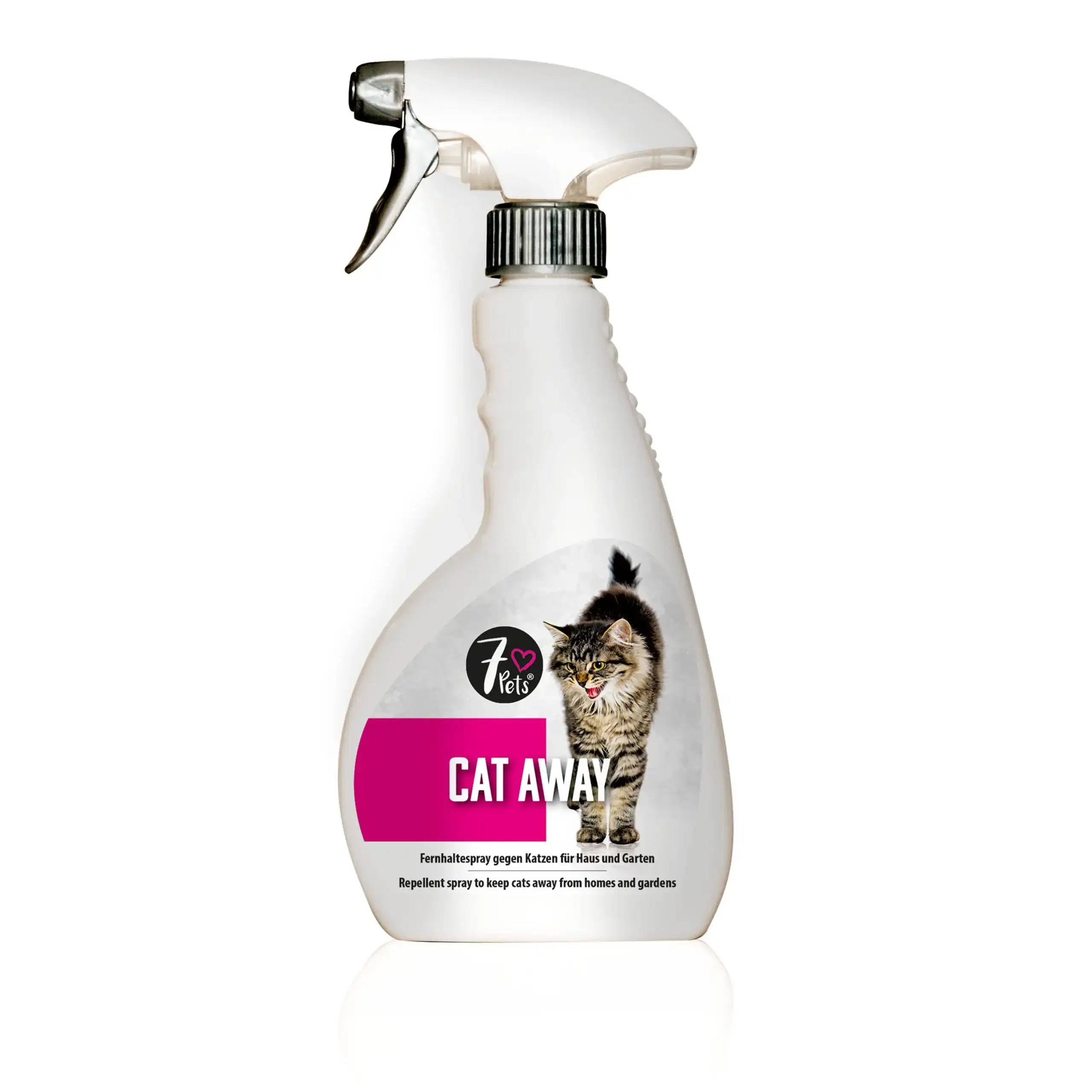 CAT AWAY – Katzenabwehrspray gegen Markieren & Streunerkatzen – 7Pets by 7Pets
