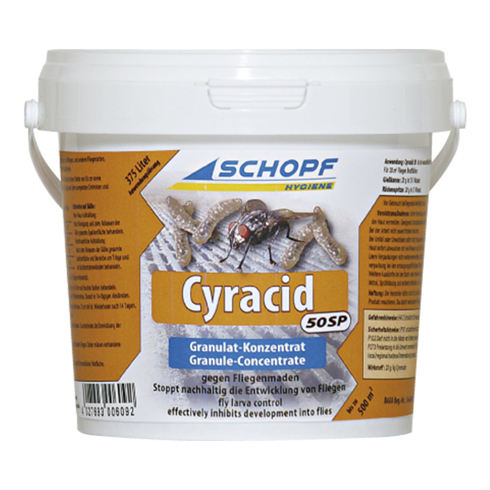 Schopf Cyracid® 50 SP  gegen Fliegenlarven 2000 g