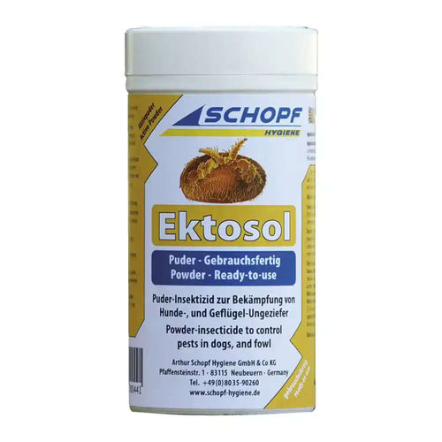 Schopf Ektosol® Puder  gegen Geflügel- und Hundeungeziefer 250 g