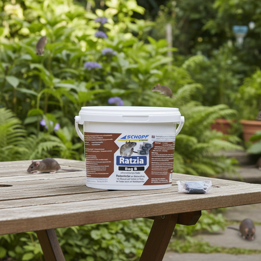 Schopf Ratzia Bag B 25 (blau) 3 kg Brodifacoum Rattenköder