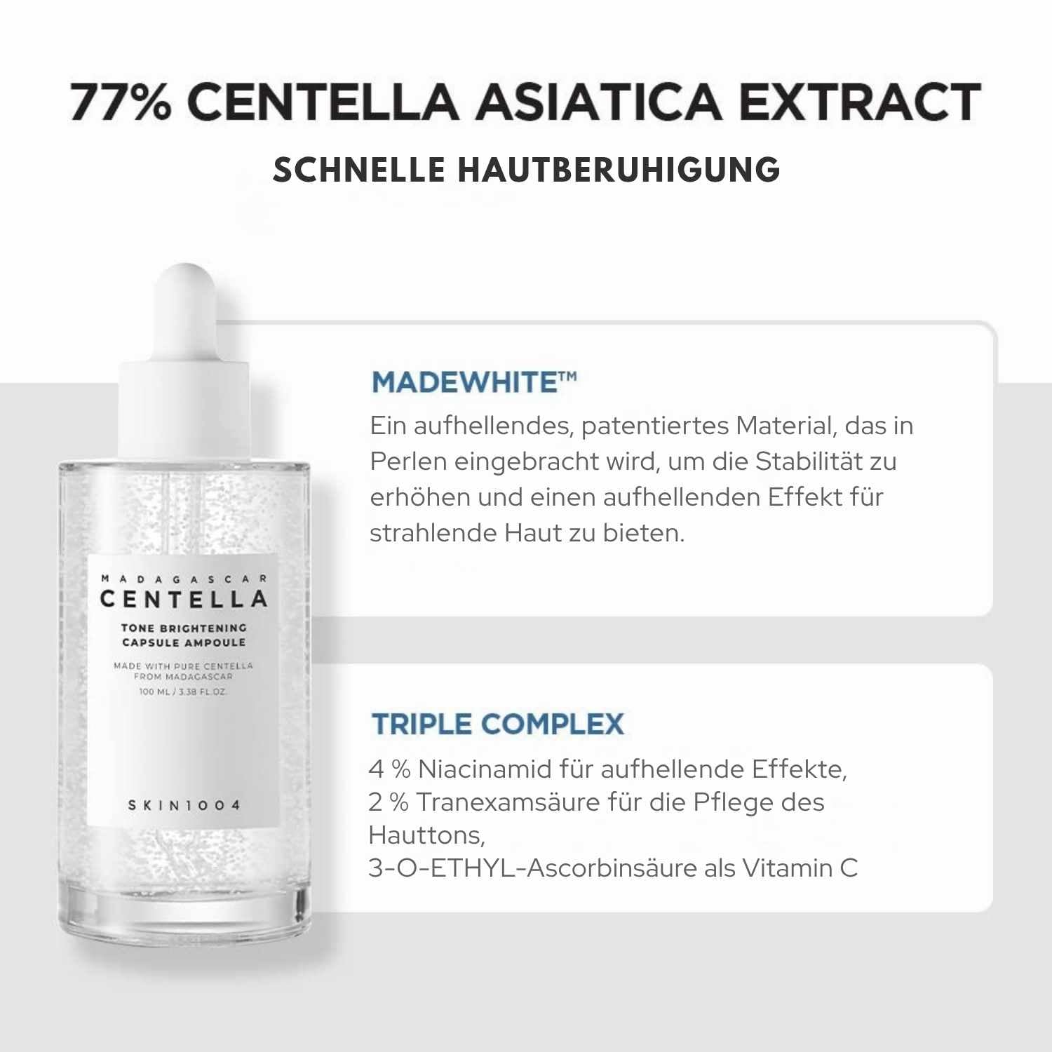 SKIN1004 Madagascar Centella Tone Brightening Capsule Ampoule 100ml