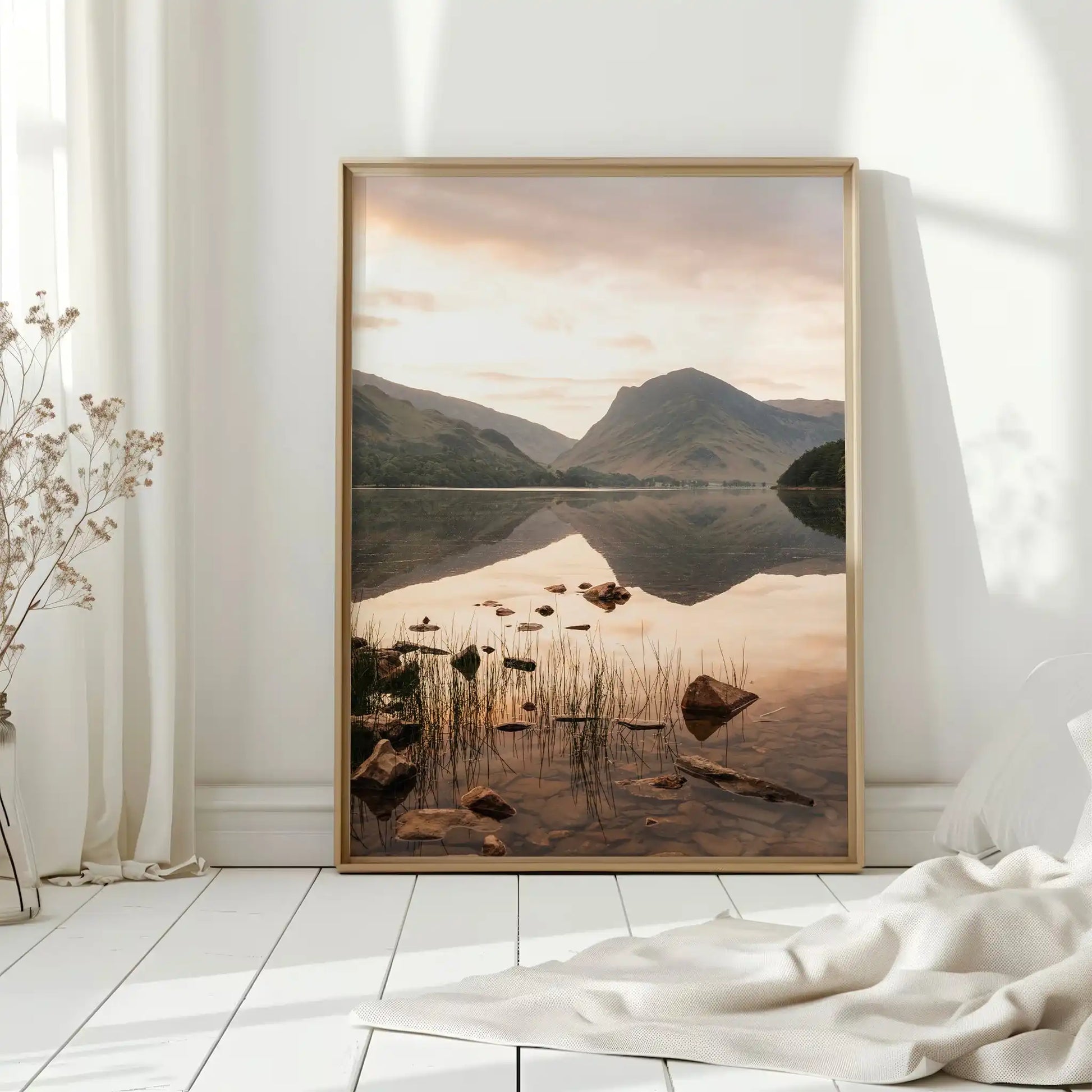 Buttermere Lake District Print – Mountain Landscape Wall Art by Chamonix Prints