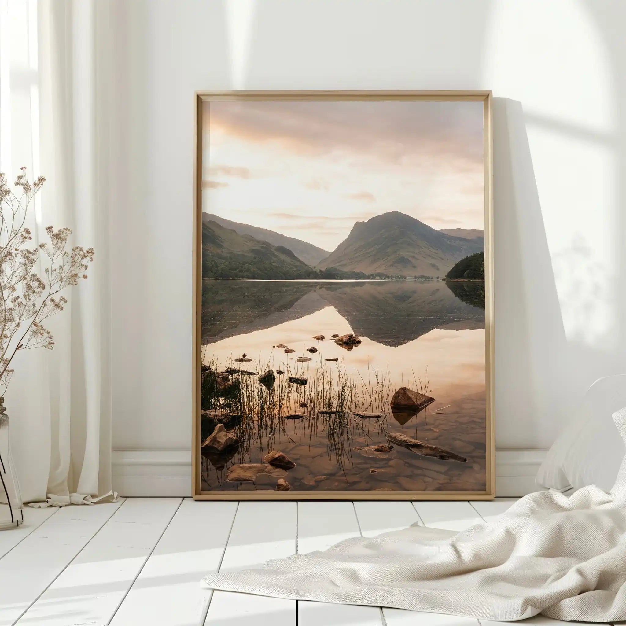 Buttermere Lake District Print – Mountain Landscape Wall Art by Chamonix Prints