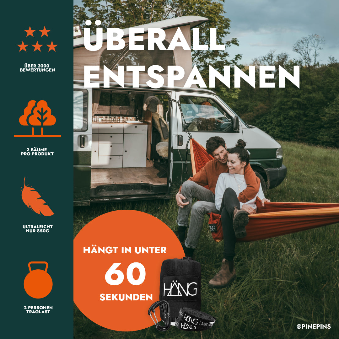 HÄNG Hängematte + Aufhängung