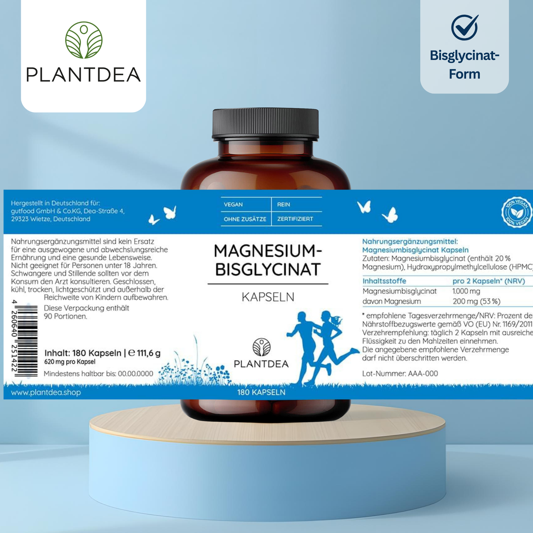 Magnesiumbisglycinat Kapseln