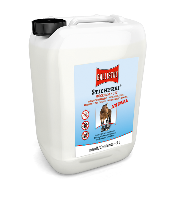 Ballistol  Stichfrei Animal  Mückenschutz 5 Liter Mücken, Pferdebremsen, Fliegen, Zecken