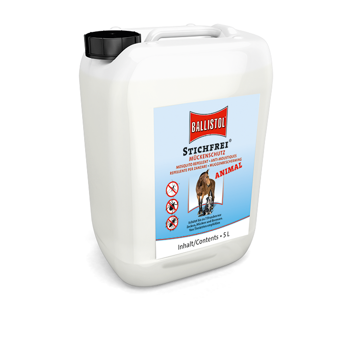 Ballistol  Stichfrei Animal  Mückenschutz 5 Liter Mücken, Pferdebremsen, Fliegen, Zecken