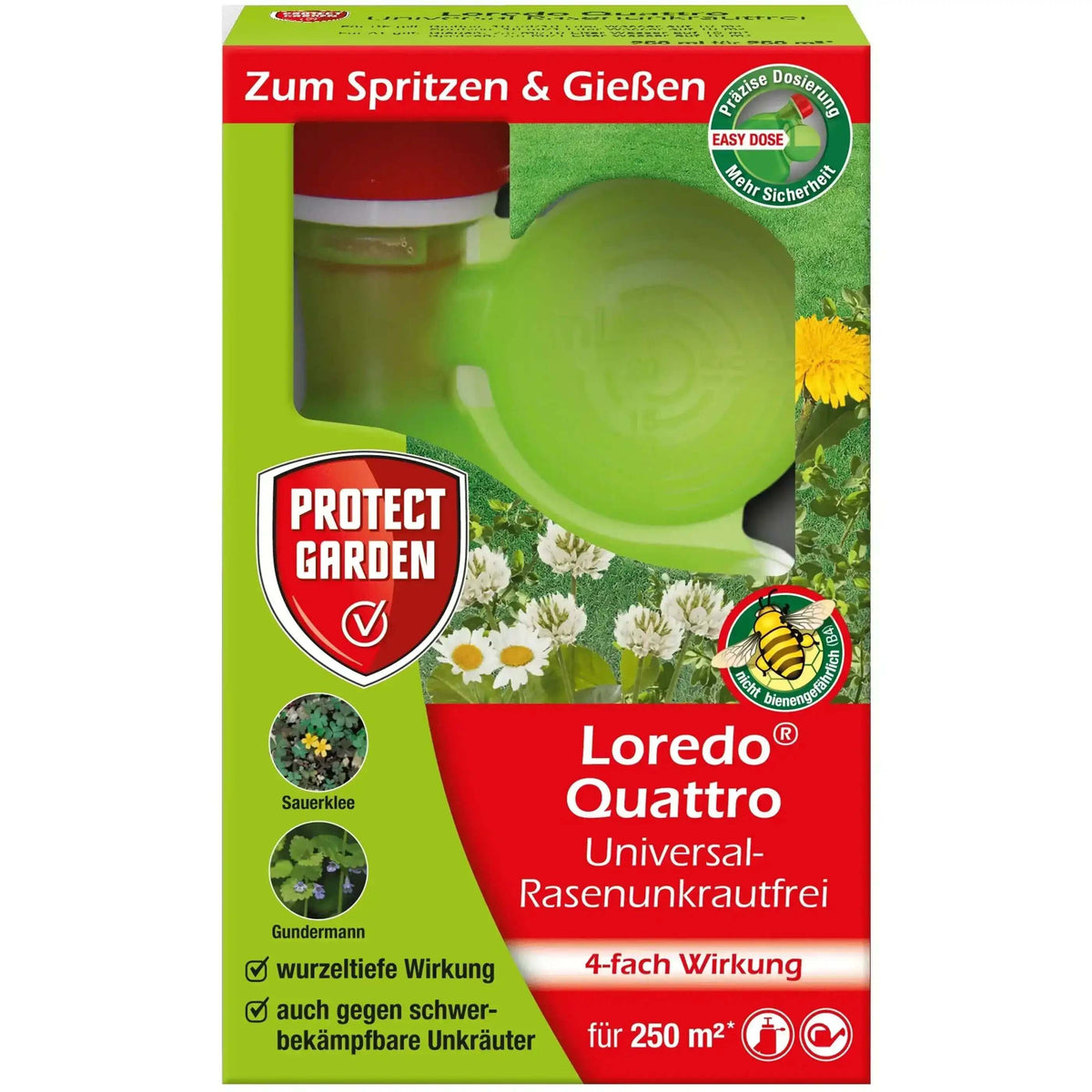 Loredo Quattro Universal-Rasenunkrautfrei 250 ml