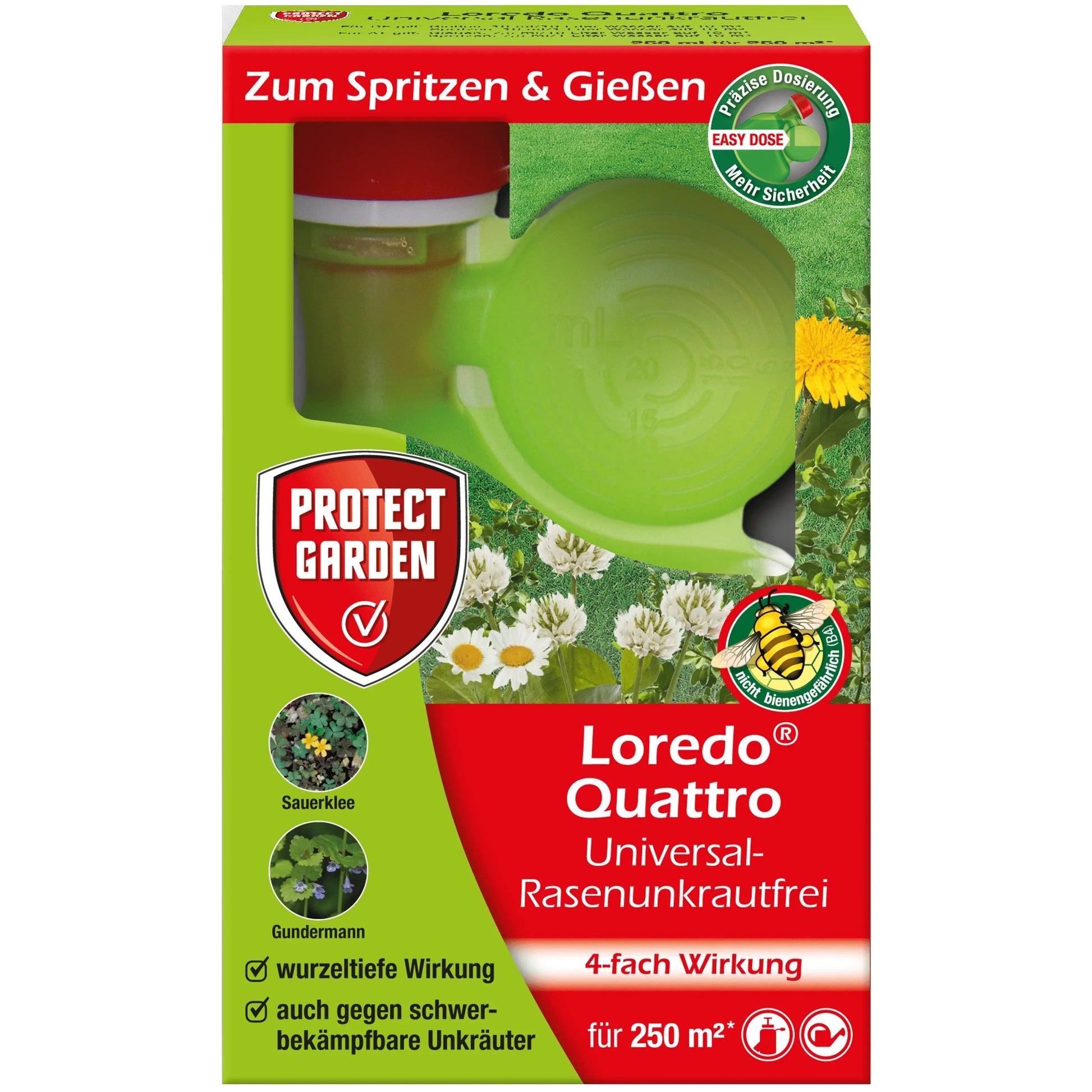 Protect Garden Loredo Quattro Universal-Rasenunkrautfrei für 250 m² - Japankoi.net