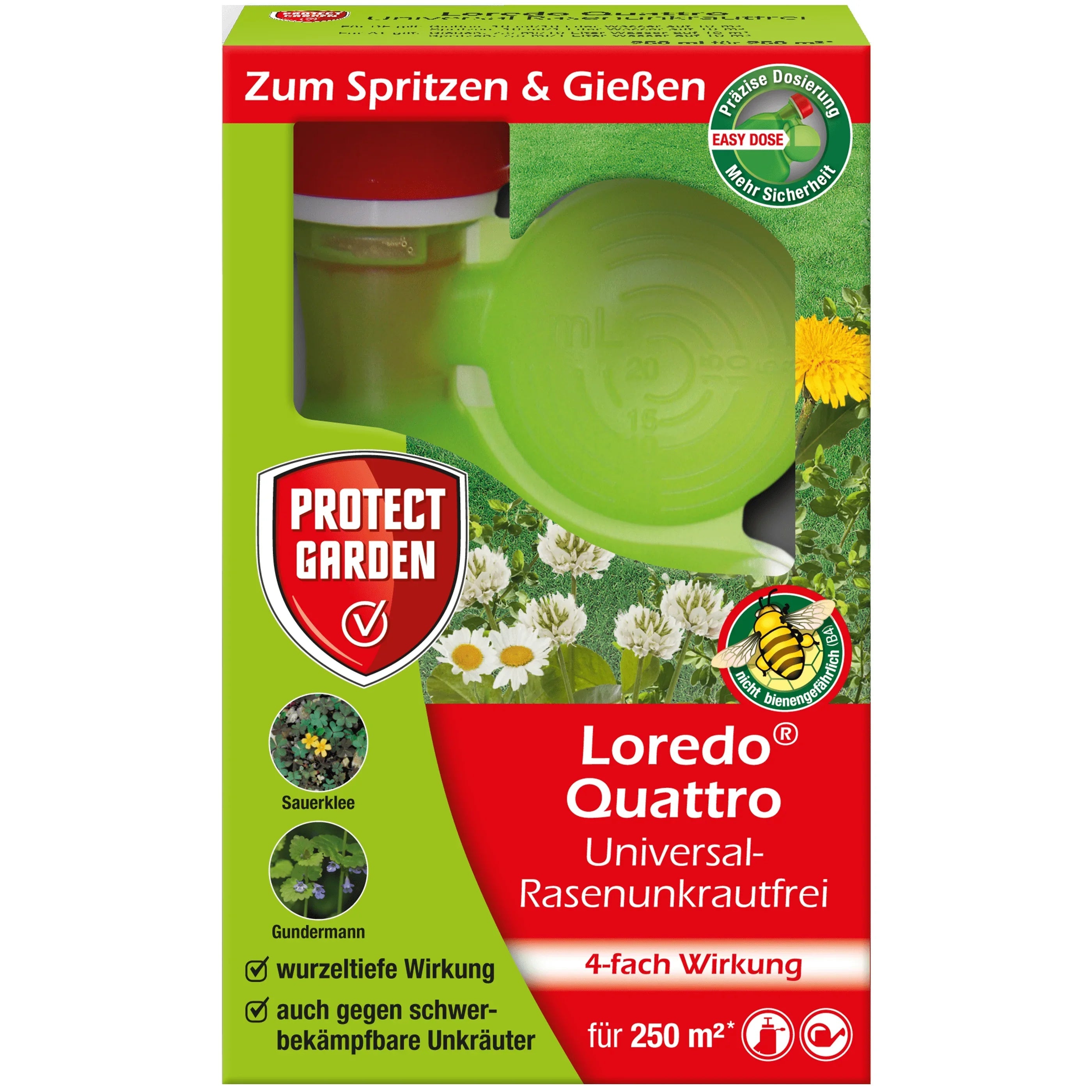 Protect Garden Loredo Quattro Universal-Rasenunkrautfrei für 250 m² - Japankoi.net