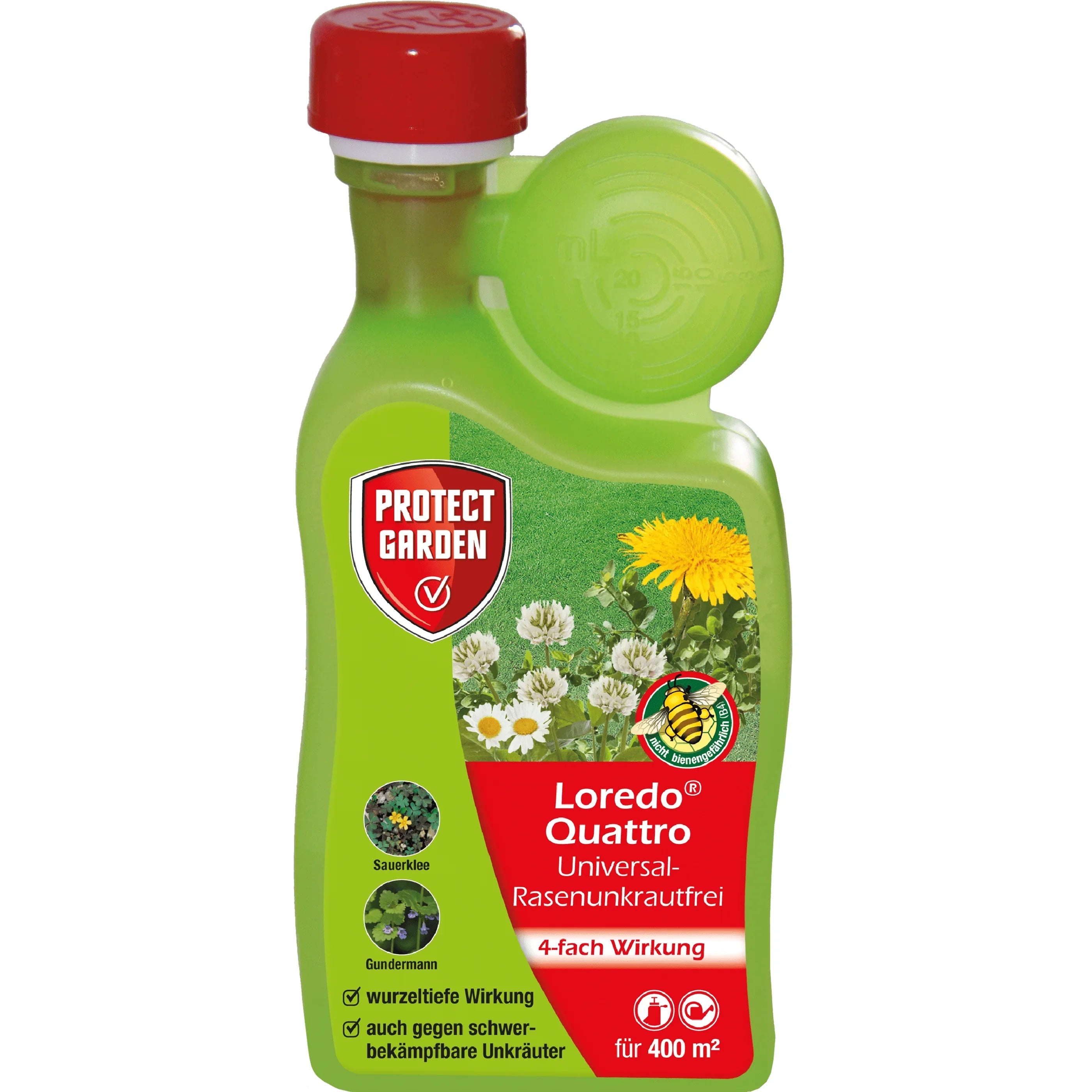 Protect Garden Loredo Quattro Universal-Rasenunkrautfrei für 400 m² - Japankoi.net