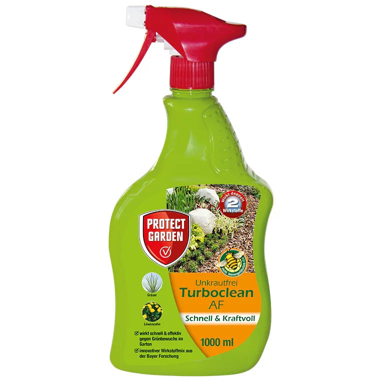 Protect Garden Turboclean Unkrautfrei AF Breites Wirkungsspektrum (Unkräuter/Algen/Moos) 1000 ml - Japankoi.net