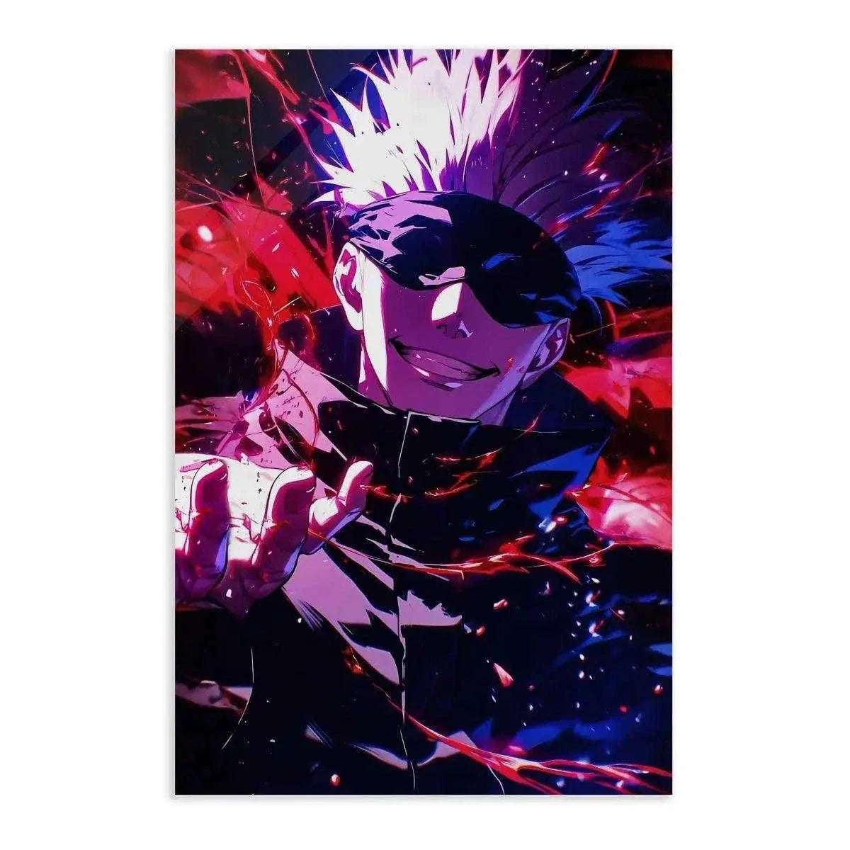 Purple Gojo - Jujutsu Kaisen - Anime Leinwandbild by SimpleCanvas