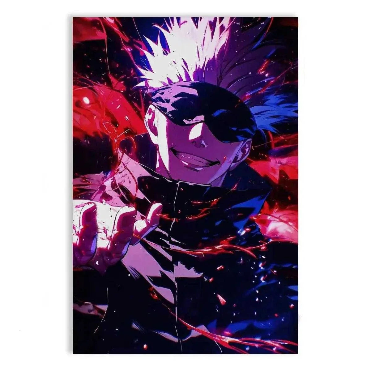 Purple Gojo - Jujutsu Kaisen - Anime Leinwandbild by SimpleCanvas