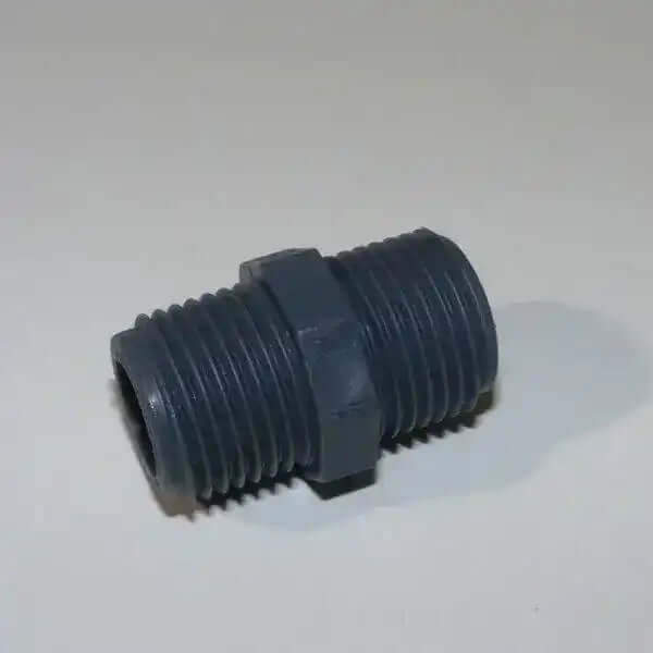 PVC Nippel grau 1/2"