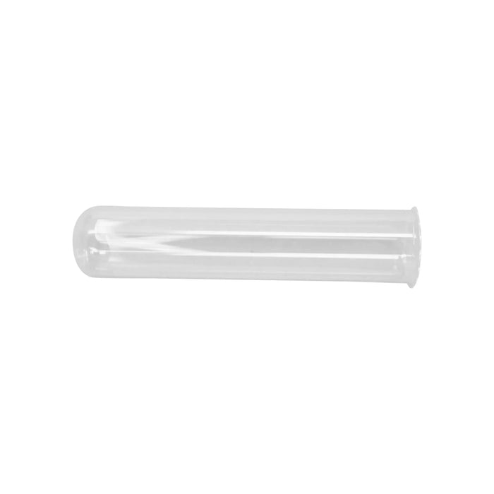 Quarzglas D44 x 203 mit Bördelrand