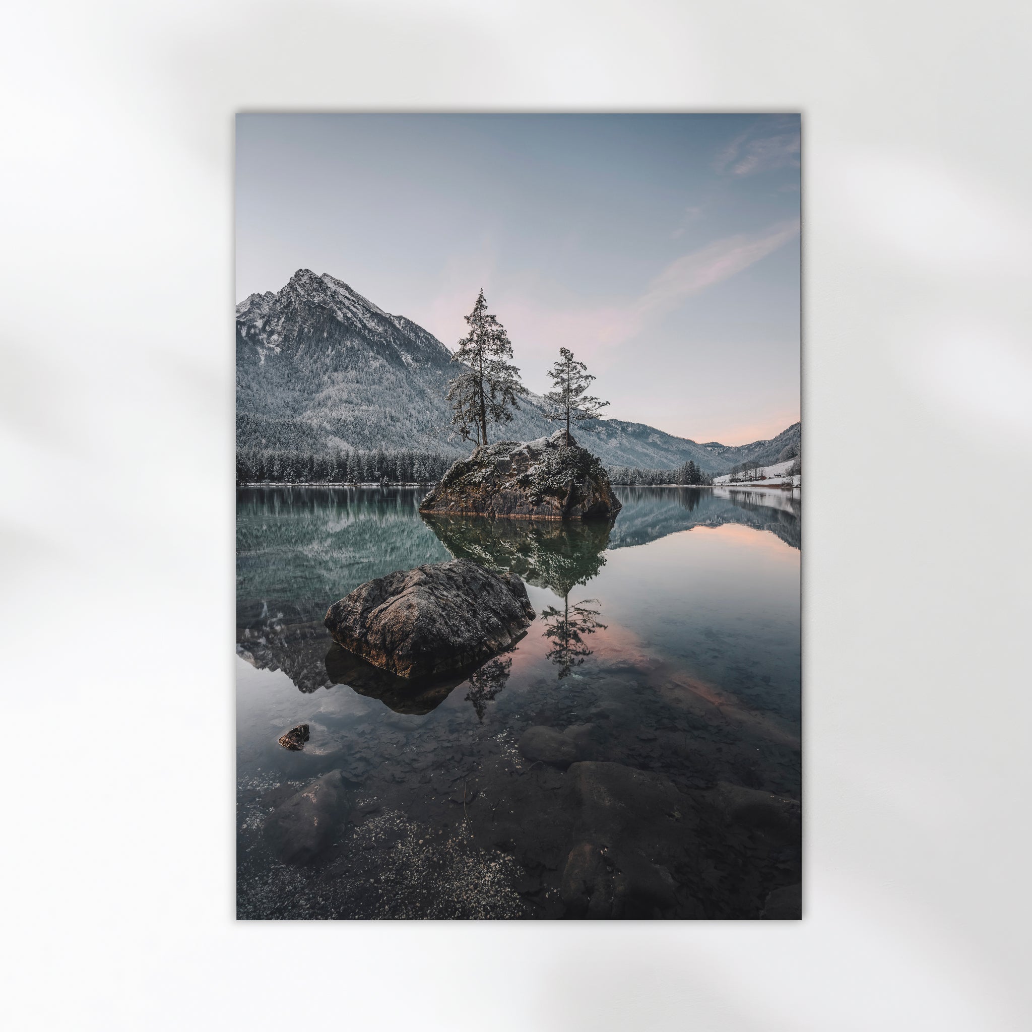 Hintersee Lake Print – Bavarian Alps Wall Art Photography