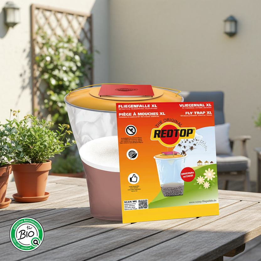 REDTOP® Fliegenfalle XL 8 l (Mehrwegmodell)