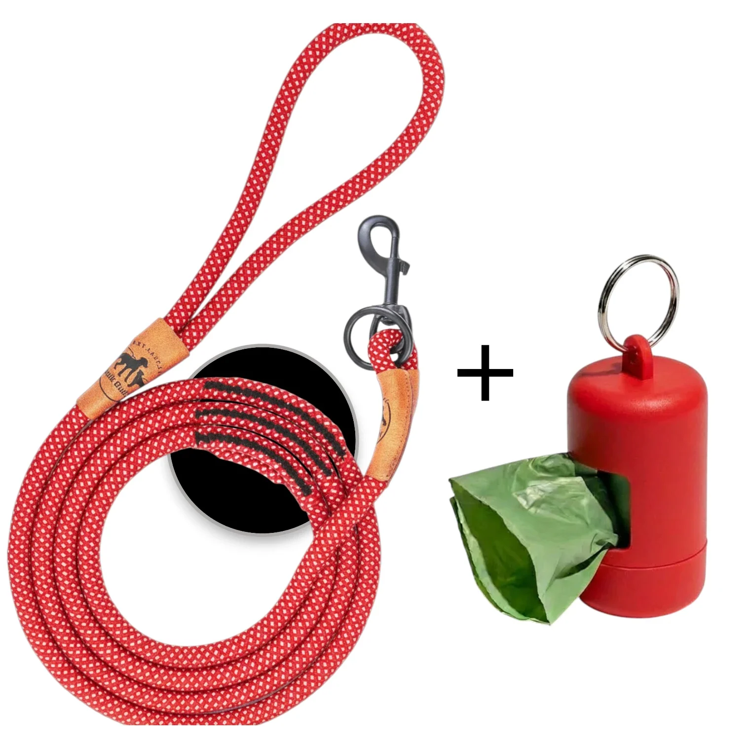 Reflektionsleine GLOW stark reflektierend mit Handschlaufe und vegan