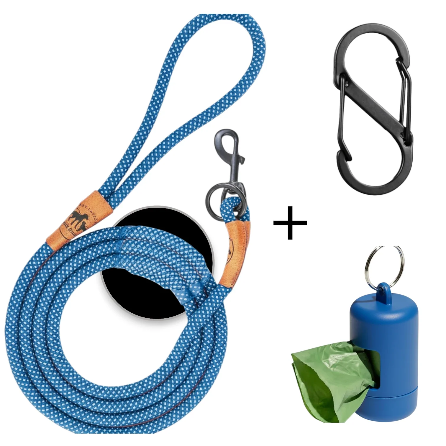 Reflektionsleine GLOW stark reflektierend mit Handschlaufe und vegan