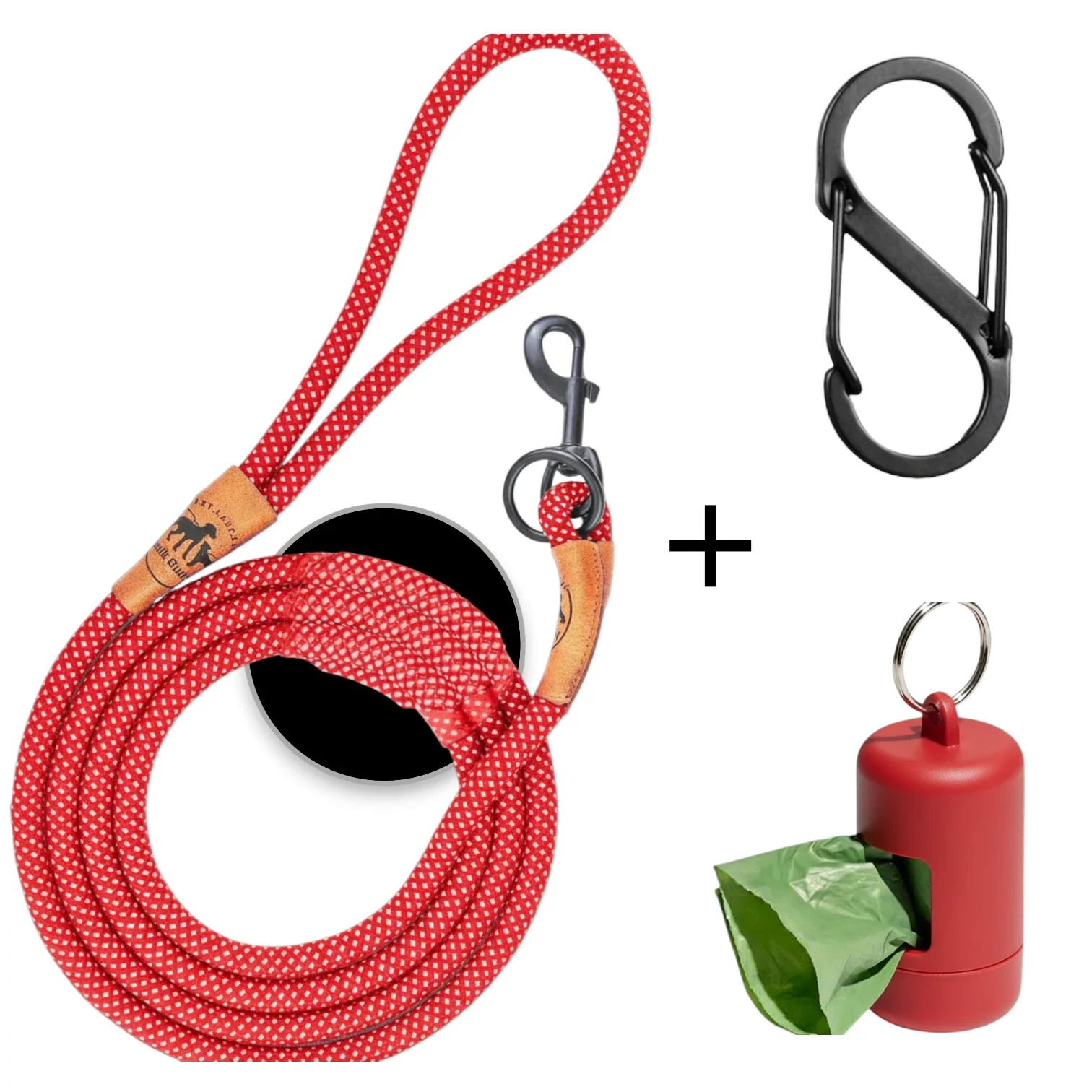 Reflektionsleine GLOW stark reflektierend mit Handschlaufe und vegan