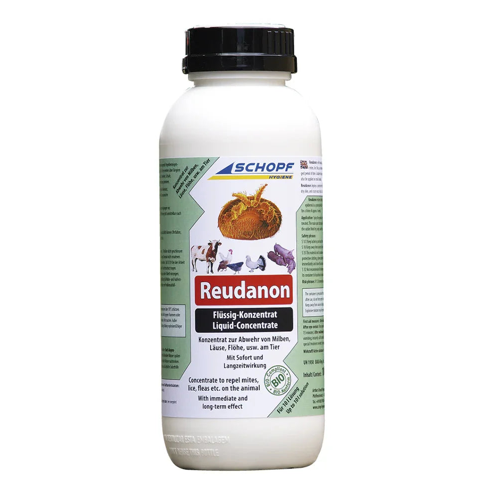 Reudanon Konzentrat Flüssig-Konzentrat Herdenbehandlung Milben, Läuse, Flöhe 1L - Japankoi.net