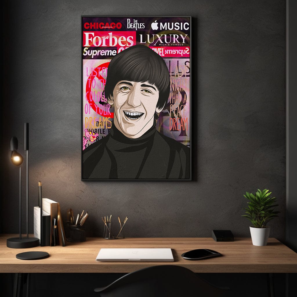 Ringo Starr - Leinwandbild Pop Art
