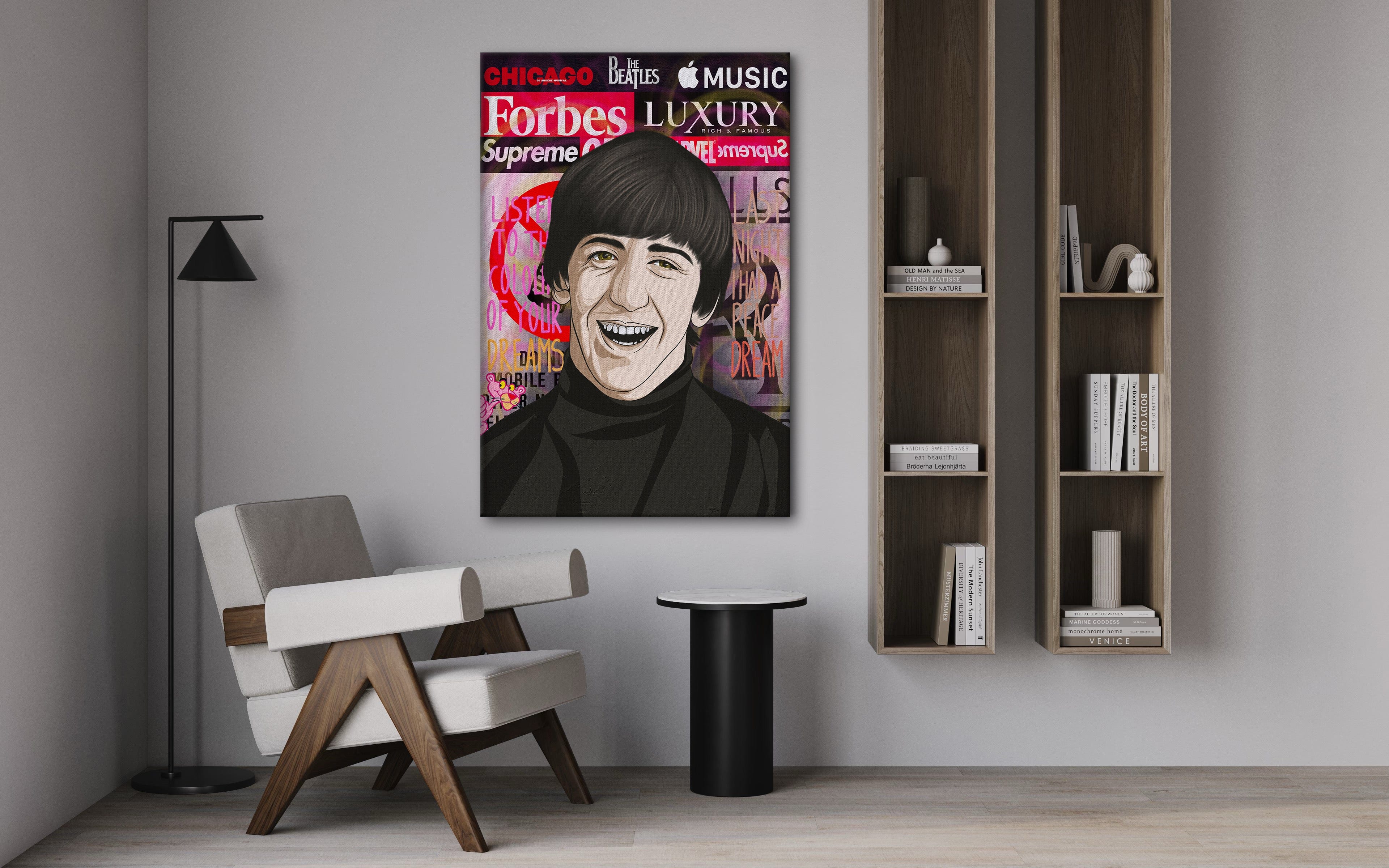 Ringo Starr - Leinwandbild Pop Art