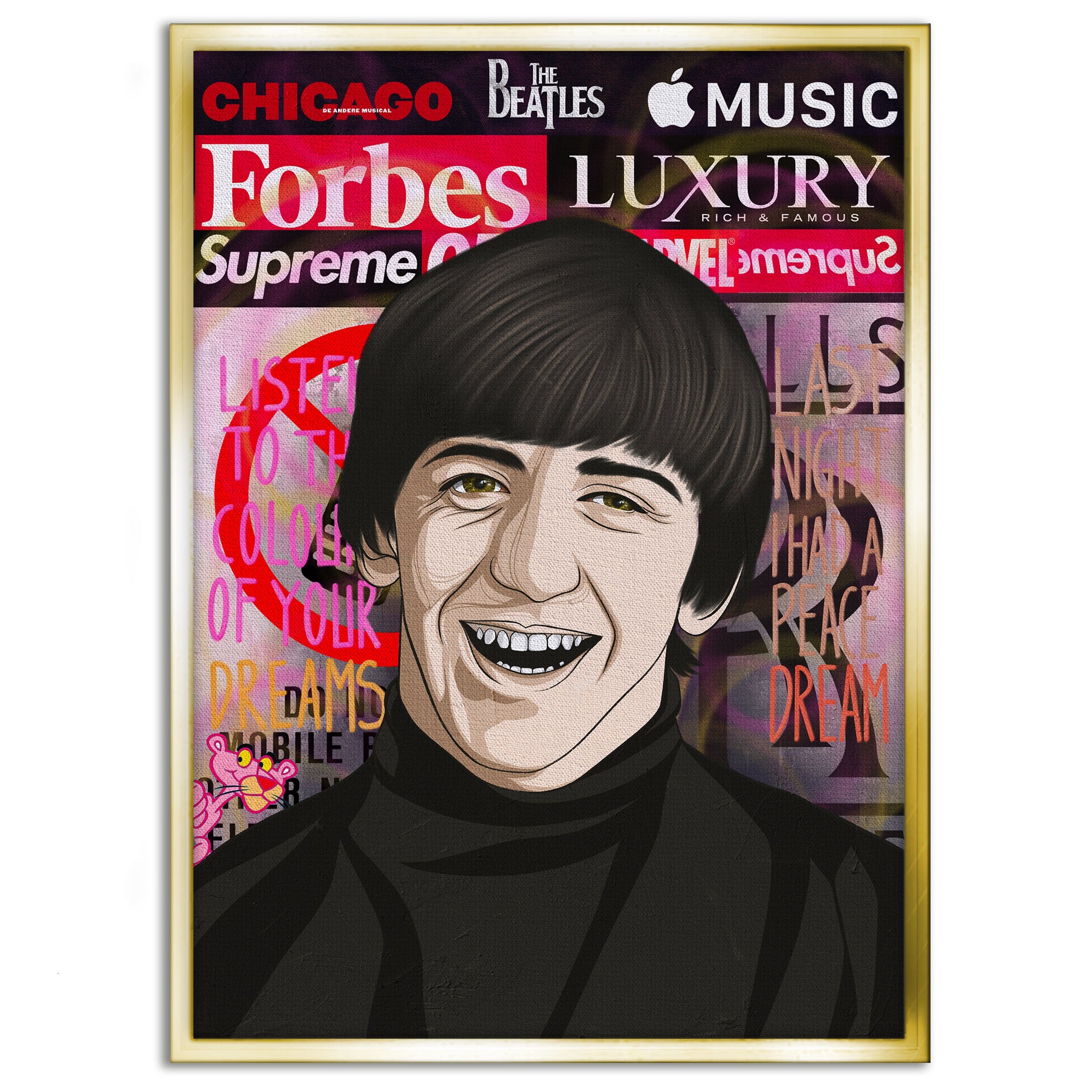 Ringo Starr - Leinwandbild Pop Art