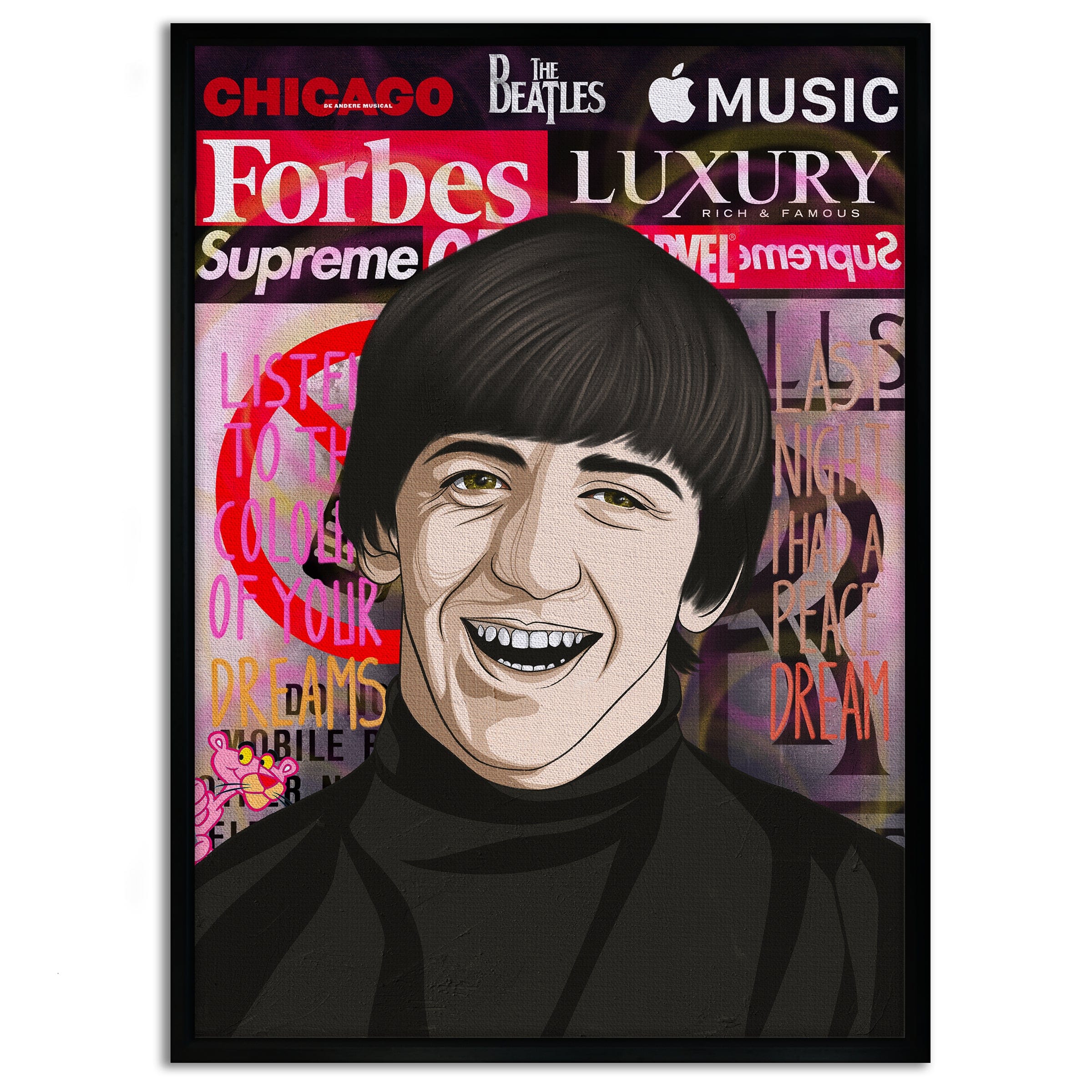 Ringo Starr - Leinwandbild Pop Art