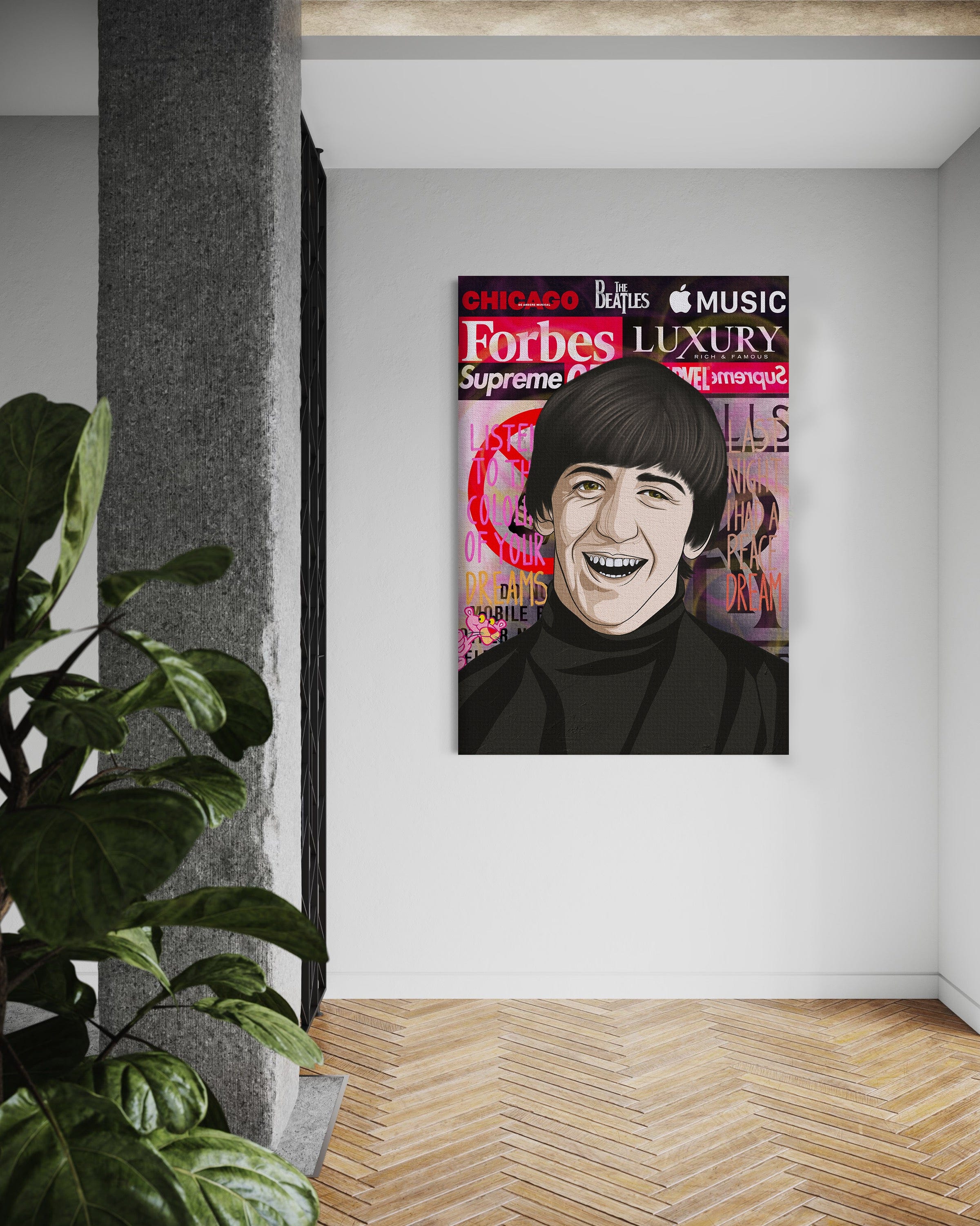 Ringo Starr - Leinwandbild Pop Art