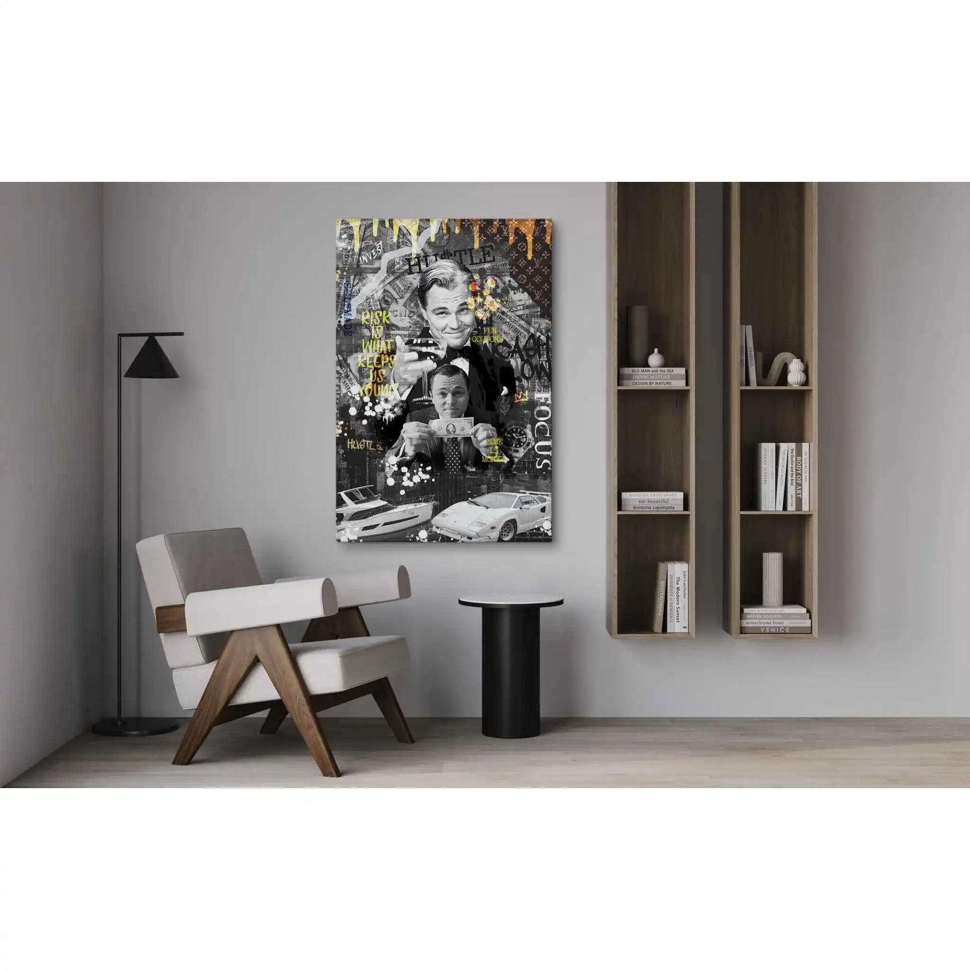 Risk is ... - Leinwandbild Motivation by SimpleCanvas