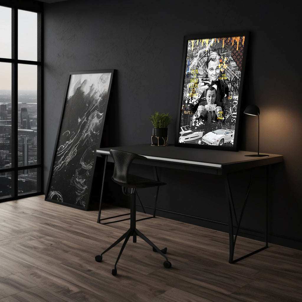 Risk is ... - Leinwandbild Motivation by SimpleCanvas